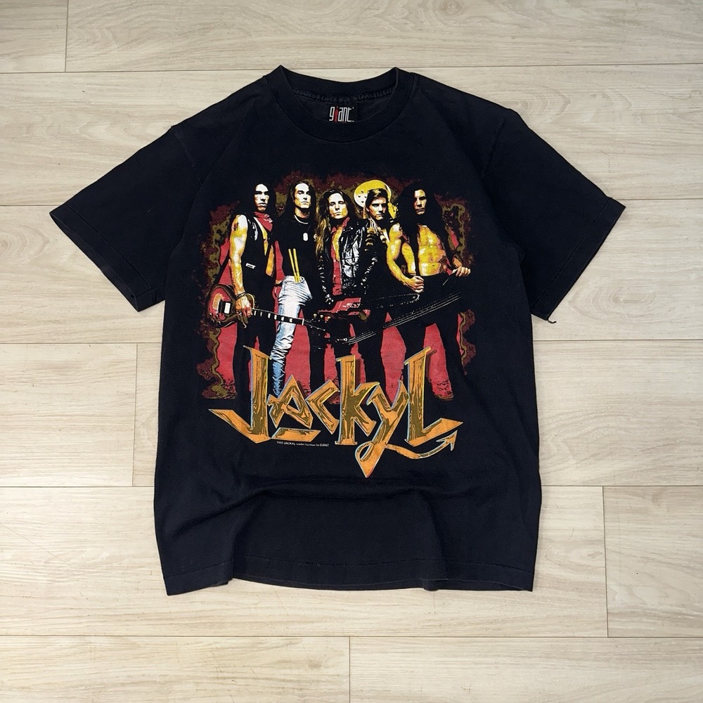 Vintage 1993 Jackyl Always On Tour Double Sided Shirt Size Large Giant USA Band